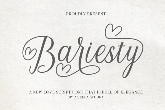 Bariesty: Crafting Romance with Every Letter