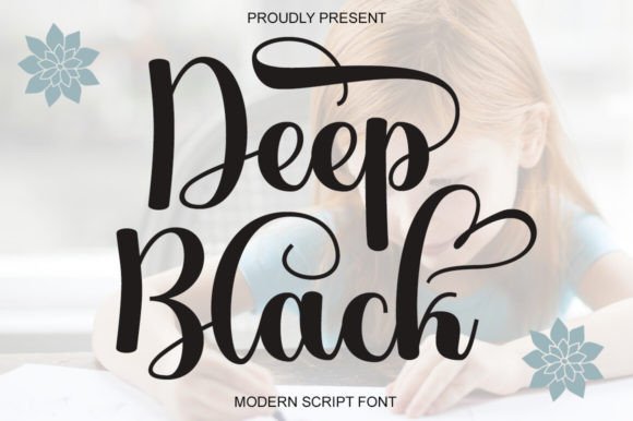 Deep Black: A Script Font with Timeless Charm