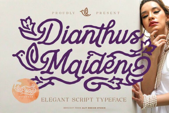 Dianthus Maiden: The Script Font for Elevated Design
