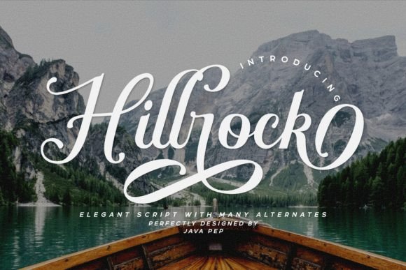 Hillrock: An Elegant Script Font for Authentic Branding