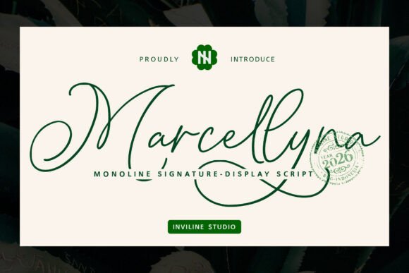 Marcellyna: The Signature Script That Feels Like a Handwritten Note