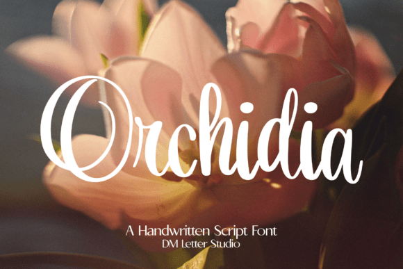 Meet Orchidia: The Handwritten Script Font That Feels Like a Signature