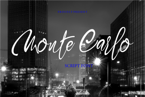 Monte Carlo: A Script Font That Feels Like a Handwritten Letter