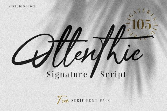 Ottenthic: A Modern Duo Font for Branding & Design
