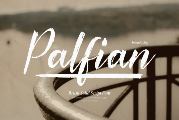 Palfian: The Bold Brush Script for Authentic Branding