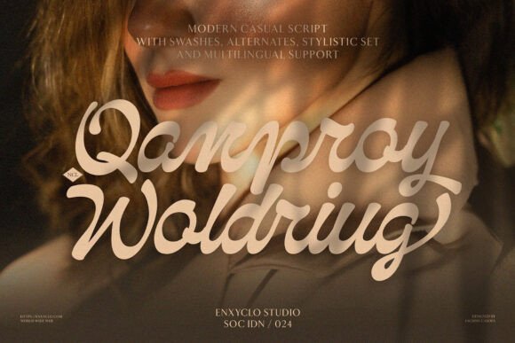 Qanproy Woldriug: A Font That Feels Like a Conversation
