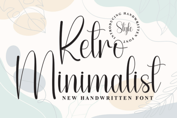 Retro Minimalist: A Handwritten Script for Modern Brands
