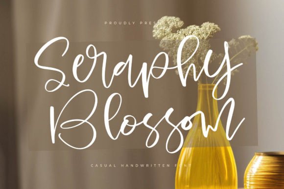 Seraphy Blossom: The Luxury Script Font for Elegant Projects