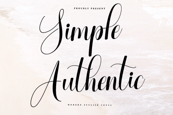 Simple Authentic: Balancing Modern Style with Handwritten Flow