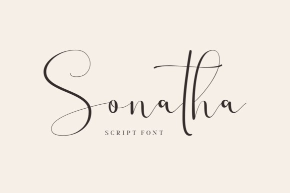 Sonatha: The Graceful Script Font for Elegant Design