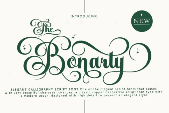 The Bonarty Script: Where Classic Charm Meets Modern Elegance